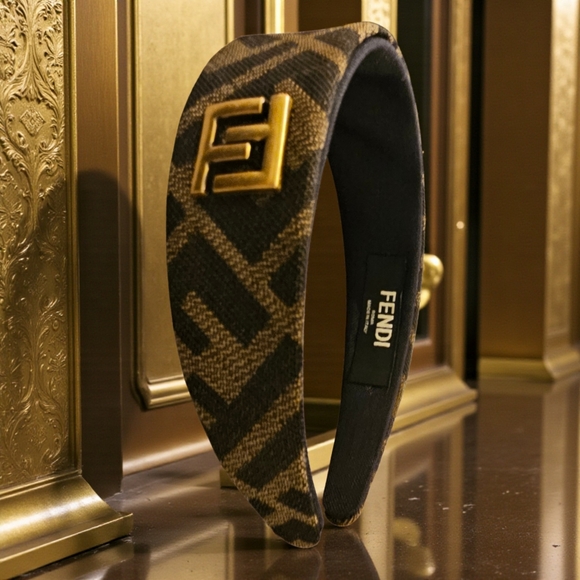 Black And Tan Icon Headband - Picture 2 of 5